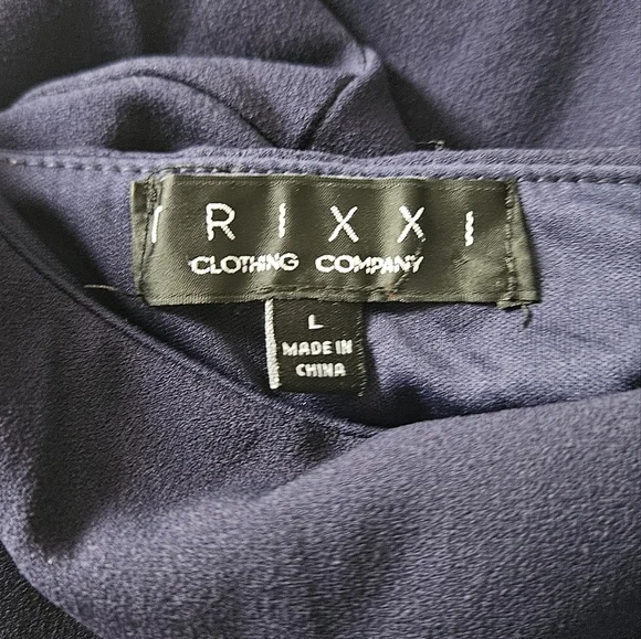 Blue Jumpsuit with Flowing Silhouette - Picture 3 of 7